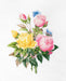Cross Stitch Kit Luca-S - Yellow Roses and Bengal Roses, BU4003 - HobbyJobby