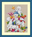 Cross Stitch Kit Merejka - Christmas Bears, K-55 Cross Stitch Kits - HobbyJobby