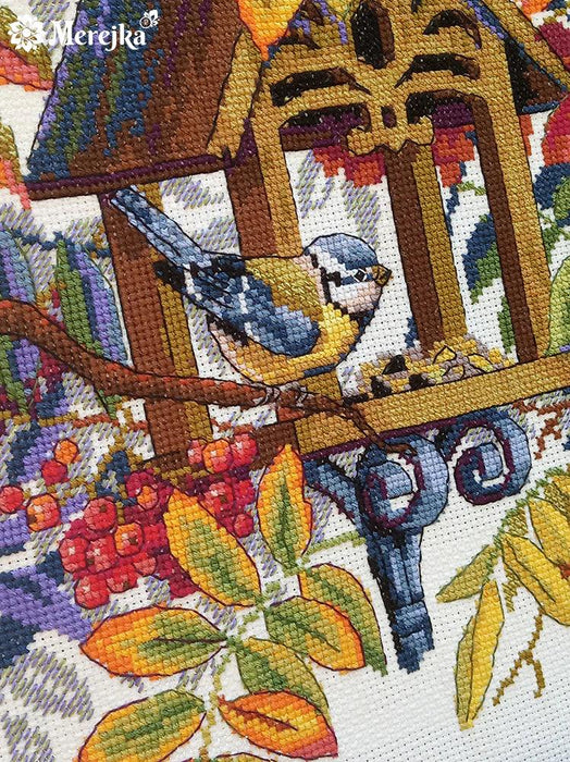 Cross Stitch Kit Merejka - Colorful Rowan, K-151 Cross Stitch Kits - HobbyJobby