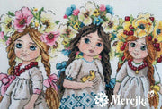 Cross Stitch Kit Merejka - Friends, K-42 Cross Stitch Kits - HobbyJobby