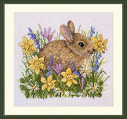 Cross Stitch Kit Merejka - Little Rabbit, K-225 Cross Stitch Kits - HobbyJobby