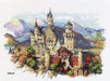 Cross Stitch Kit Merejka - Neuschwanstein Castle, K-201 Cross Stitch Kits - HobbyJobby