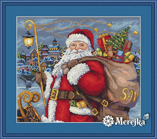 Cross Stitch Kit Merejka - Santa is coming!, K-102 Cross Stitch Kits - HobbyJobby