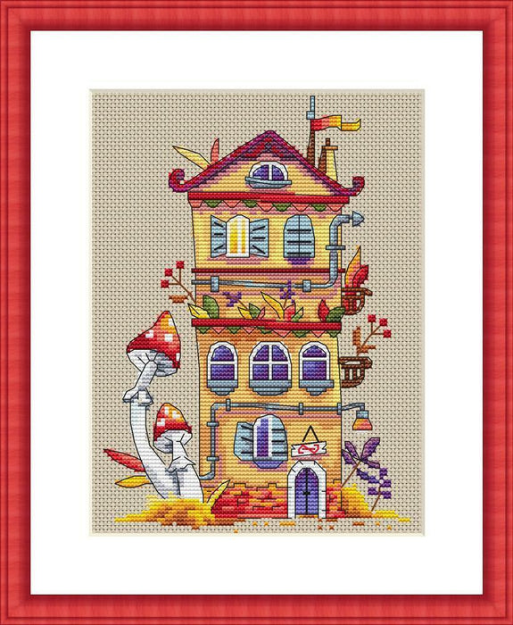 Cross Stitch Kit Merejka - Winter House, K-51 Cross Stitch Kits - HobbyJobby