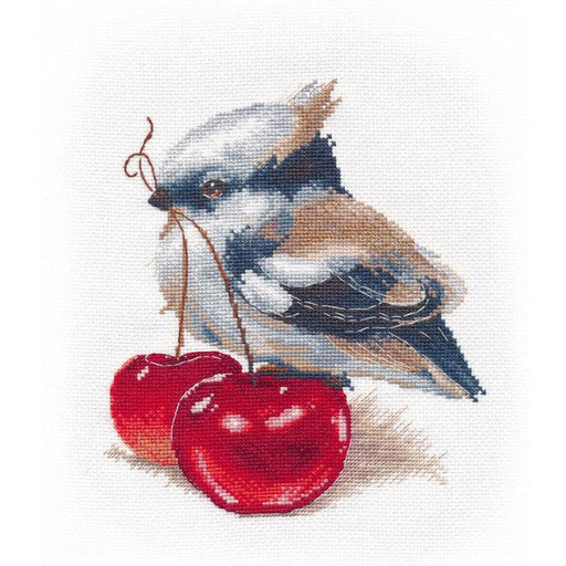 Cross Stitch Kit Oven - Feathered Gourmet Oven Cross Stitch Kits - HobbyJobby
