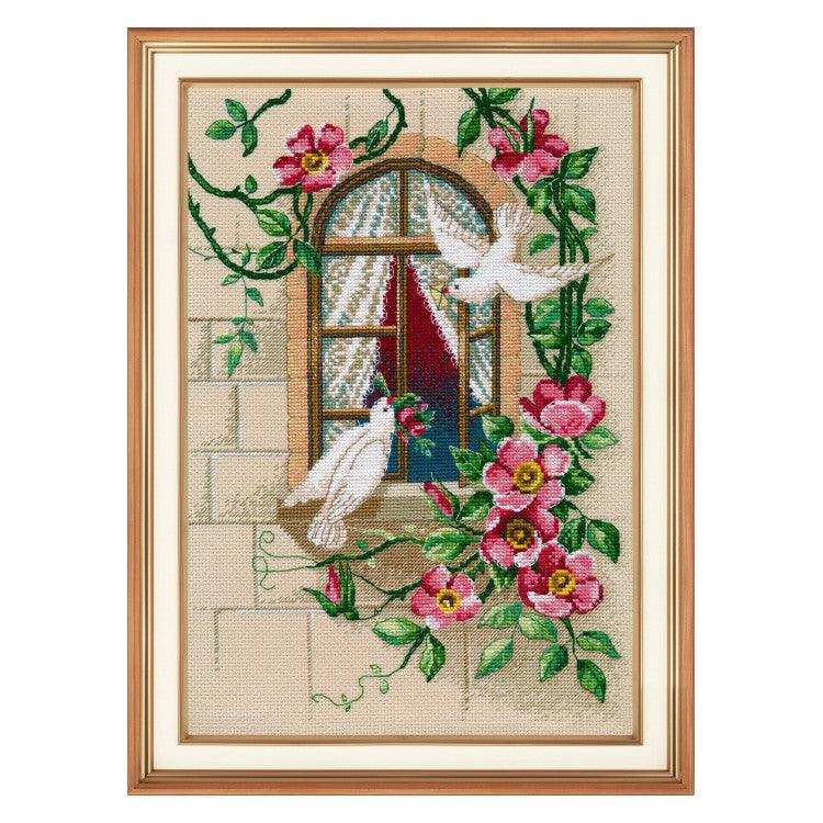 Cross Stitch Kit Oven - On the Wings of Love 1, S1047 Oven Cross Stitch Kits - HobbyJobby