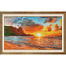 Cross Stitch Kit Oven - Sunset Gold Oven Cross Stitch Kits - HobbyJobby