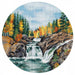 Cross Stitch Kit Oven - Waterfall Oven Cross Stitch Kits - HobbyJobby