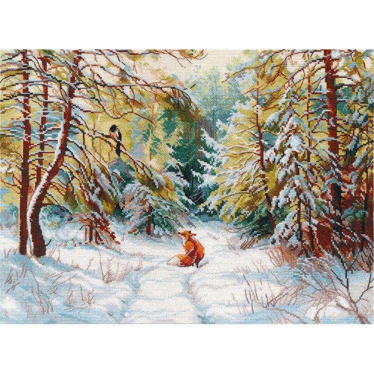 Cross Stitch Kit Oven - What a meeting!, S1492 Oven Cross Stitch Kits - HobbyJobby