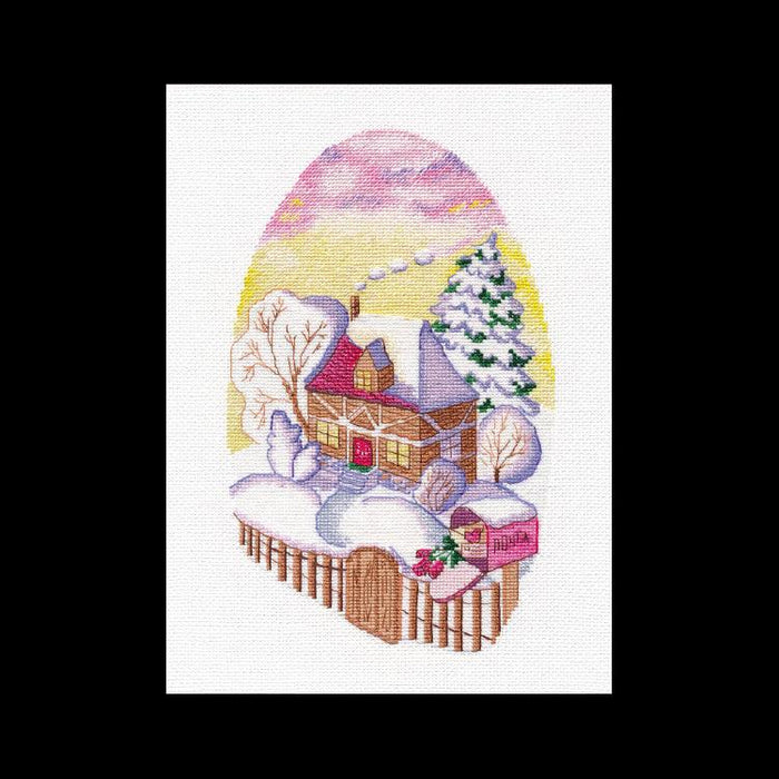 Cross Stitch Kit Oven - Winter Mood, 1533 Oven Cross Stitch Kits - HobbyJobby