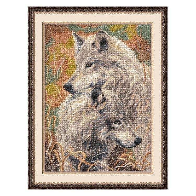 Cross Stitch Kit Oven - Wolfish Faith Oven Cross Stitch Kits - HobbyJobby