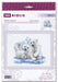 Cross Stitch Kit Riolis - Bear Cubs on Ice, R2043 Cross Stitch Kits - HobbyJobby