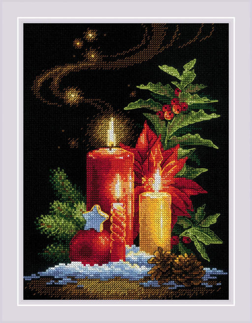 Cross Stitch Kit Riolis - Christmas Light, R2056 Cross Stitch Kits - HobbyJobby