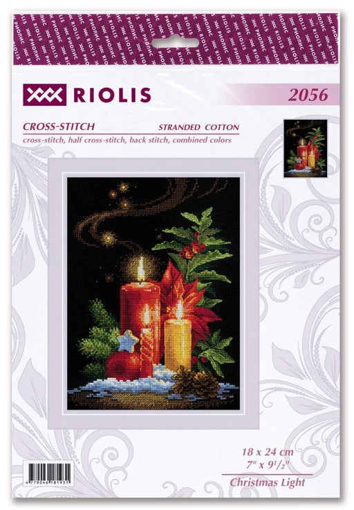 Cross Stitch Kit Riolis - Christmas Light, R2056 Cross Stitch Kits - HobbyJobby
