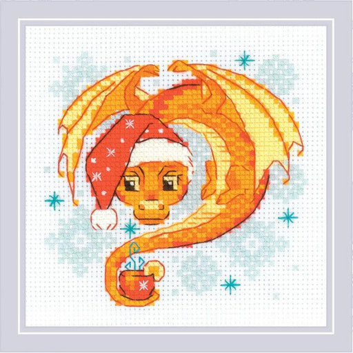 Cross Stitch Kit - RIOLIS - Dragon Tea Time Cross Stitch Kits - HobbyJobby