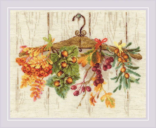 Cross Stitch Kit Riolis - Gifts of Autumn, R2037 Cross Stitch Kits - HobbyJobby
