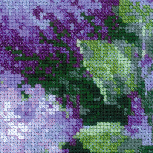 Cross Stitch Kit Riolis - Lilacs after the Rain, R1533 Cross Stitch Kits - HobbyJobby