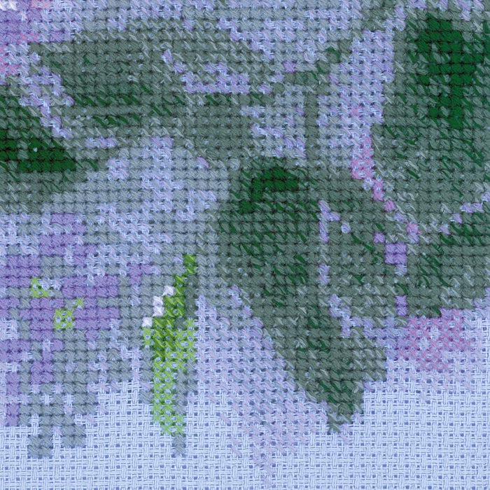 Cross Stitch Kit Riolis - Lilacs after the Rain, R1533 Cross Stitch Kits - HobbyJobby