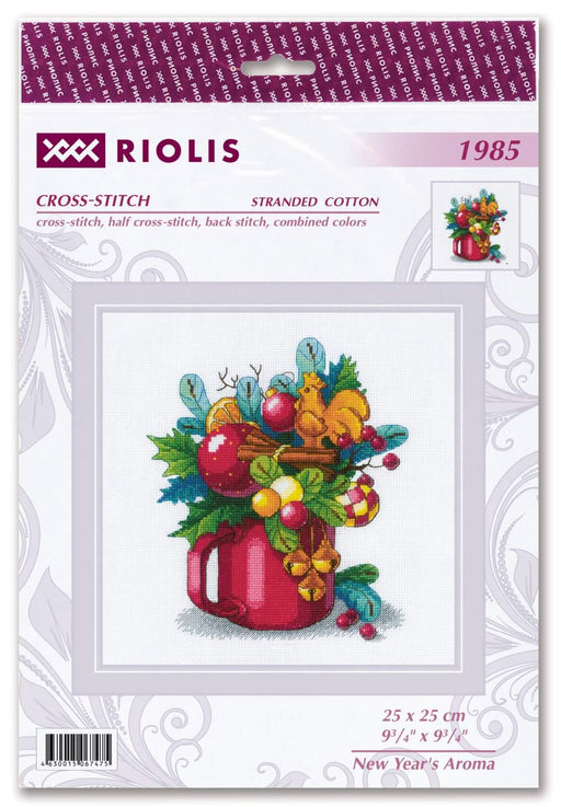Cross Stitch Kit Riolis - New Year's Aroma, R1985 Cross Stitch Kits - HobbyJobby