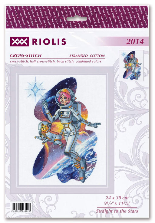 Cross Stitch Kit Riolis - Straight to the Stars, R2014 Cross Stitch Kits - HobbyJobby