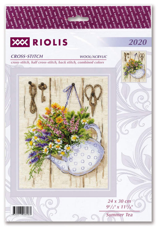 Cross Stitch Kit Riolis - Summer Tea, R2020 Cross Stitch Kits - HobbyJobby