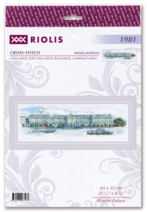 Cross Stitch Kit Riolis - Winter Palace, R1981 Cross Stitch Kits - HobbyJobby