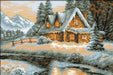 Cross Stitch Kit Riolis - Winter View, R1080 Cross Stitch Kits - HobbyJobby