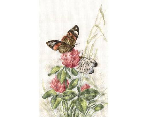 Cross Stitch Kit RTO - "Butterflies on cllover" Cross Stitch Kits - HobbyJobby