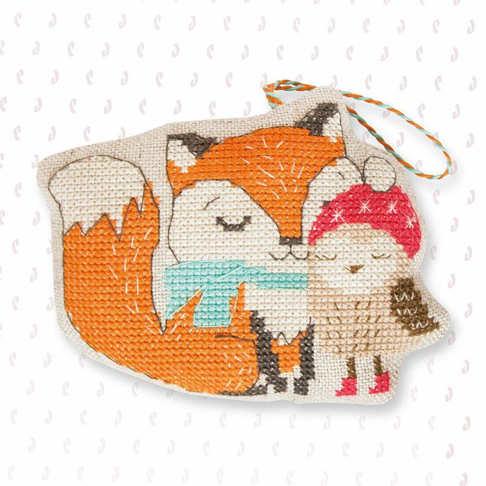 Cross Stitch Kit Toy Luca-S - Fox & Owl, JK009 - HobbyJobby