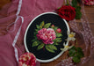 Cross Stitch Kit with Hoop Included Luca-S - BC204 ’’Peter Brand’’ Peony Cross Stitch Kits - HobbyJobby