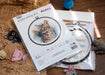 Cross Stitch Kit with Hoop Included Luca-S - BC210, The Bengal Cat Cross Stitch Kits - HobbyJobby