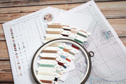 Cross Stitch Kit with Hoop Included Luca-S - BC211, The Labrador Cross Stitch Kits - HobbyJobby