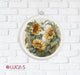 Cross Stitch Kit with Hoop Included Luca-S - Sunflower, BC202 Cross Stitch Kits - HobbyJobby