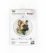 Cross Stitch Kit with Hoop Included Luca-S - The French Bulldog, BC207 Cross Stitch Kits - HobbyJobby