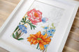 Cross Stitch Pattern Luca-S - Flowers and Butterflies, P4019 - HobbyJobby