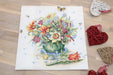 Cross Stitch Kit Luca-S Gold - April Bouquet - HobbyJobby