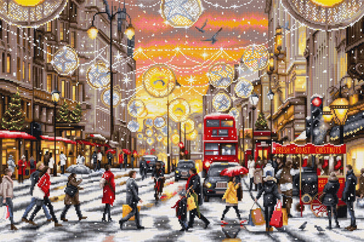 Cross Stitch Pattern Luca-S GOLD - Christmas Shopping, P5007 - HobbyJobby