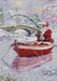 Cross Stitch Pattern Luca-S - Santa Fishing, P5014 - HobbyJobby