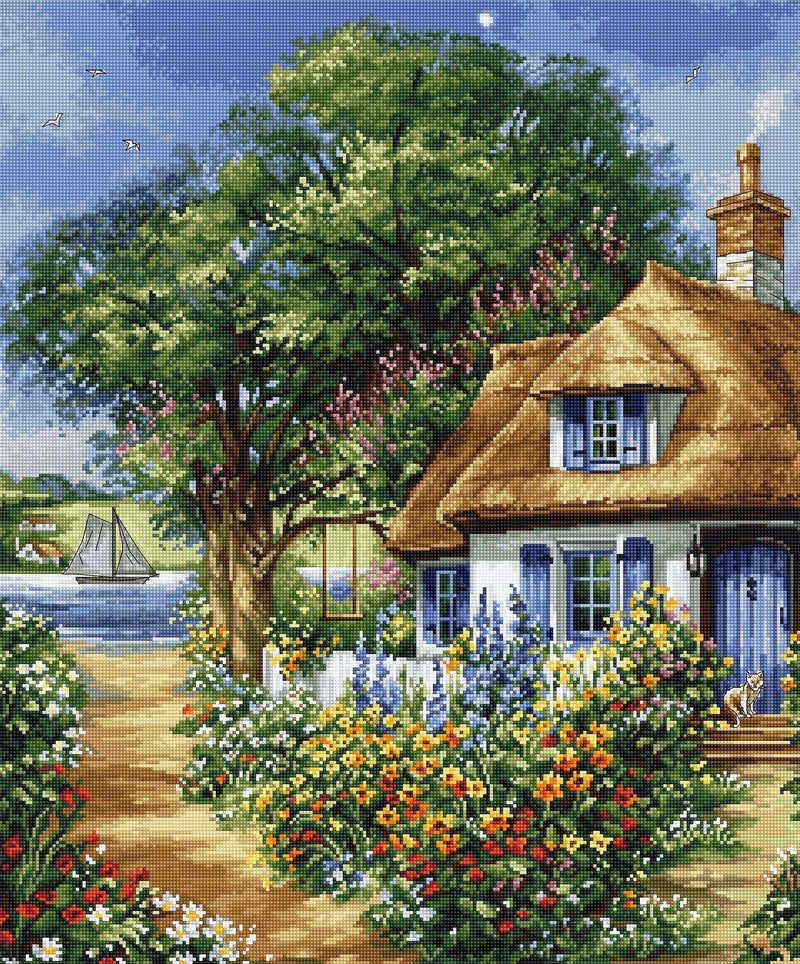 Cross Stitch Pattern Luca-S - Summer landscape, P5000 - HobbyJobby
