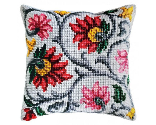 Cushion Kit RTO - Floral ornament Cushion Kits - HobbyJobby