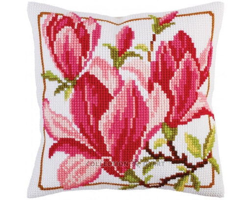 Cushion Kit RTO - Magnolia flowers Cushion Kits - HobbyJobby