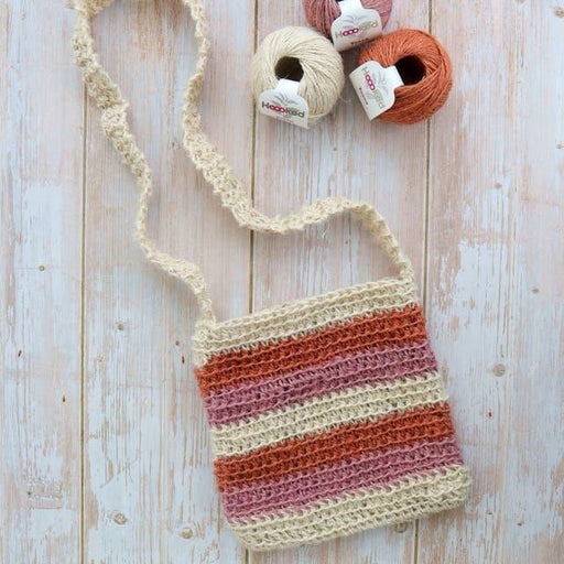DIY Free Crochet Pattern Tote Bag Saint Tropez Hoooked Pattern - HobbyJobby