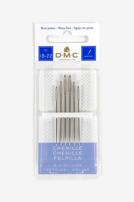 DMC Chenille Needles Size 18 to 22 Needles - HobbyJobby