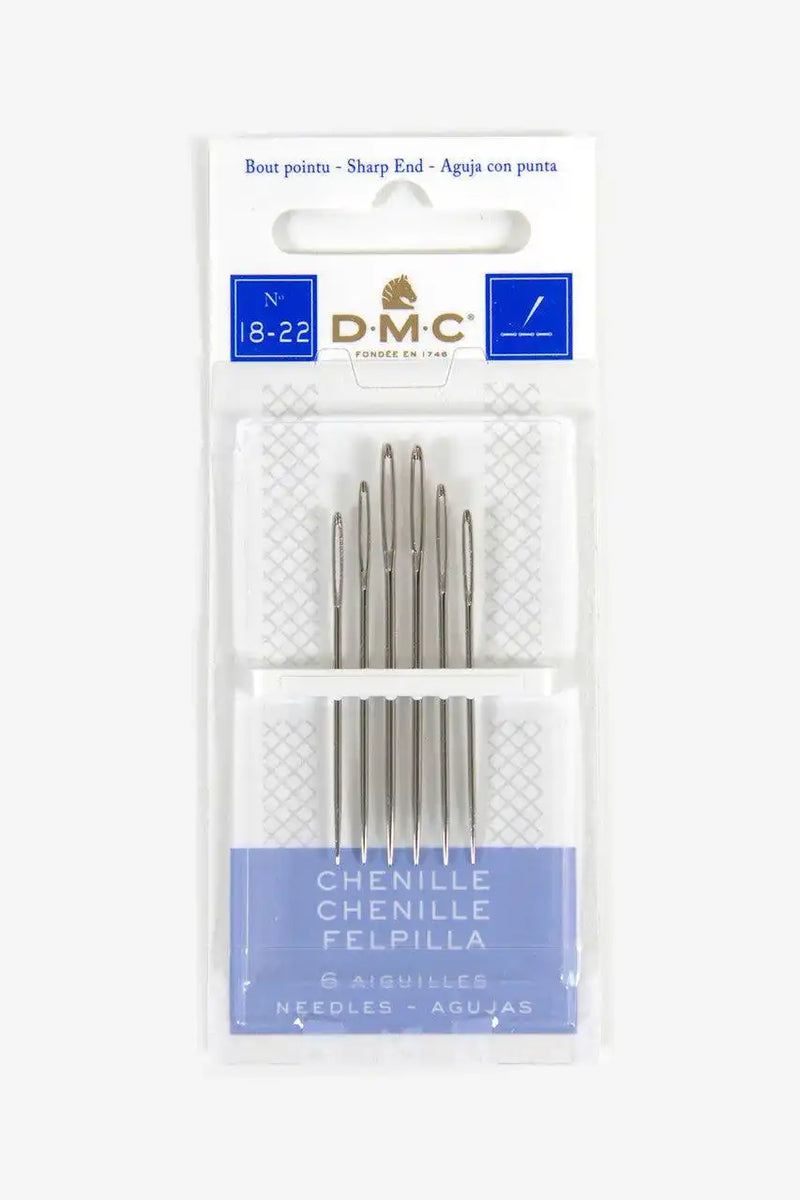 DMC Chenille Needles Size 18 to 22 Needles - HobbyJobby