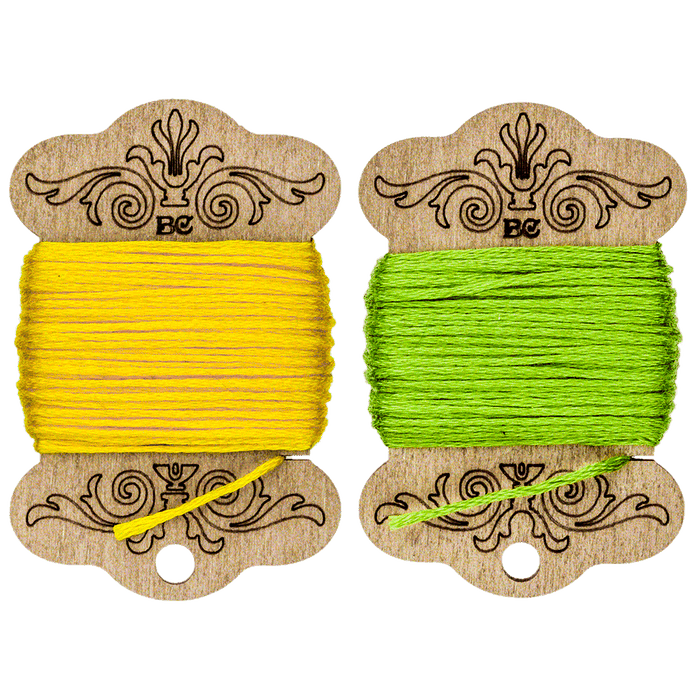 Floss Bobbins, Wooden Thread Bobbins - Thread Organizers Wonderland Crafts Floss Bobbins - HobbyJobby