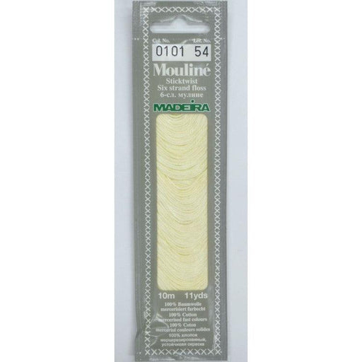 Madeira Cotton Mouline Threads col.0101 Stranded Cotton - HobbyJobby