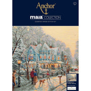 Maia Cross Stitch Kit - A Holiday Gathering - HobbyJobby