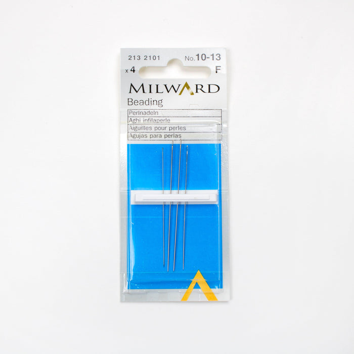 Milward Beading Needles No.10-13 - 4 Pack Needles - HobbyJobby