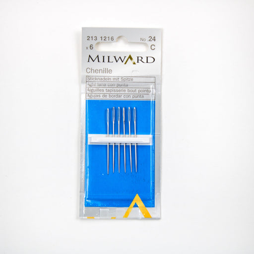 Milward Chenille Hand Needles No.24 - 6 Pack Needles - HobbyJobby