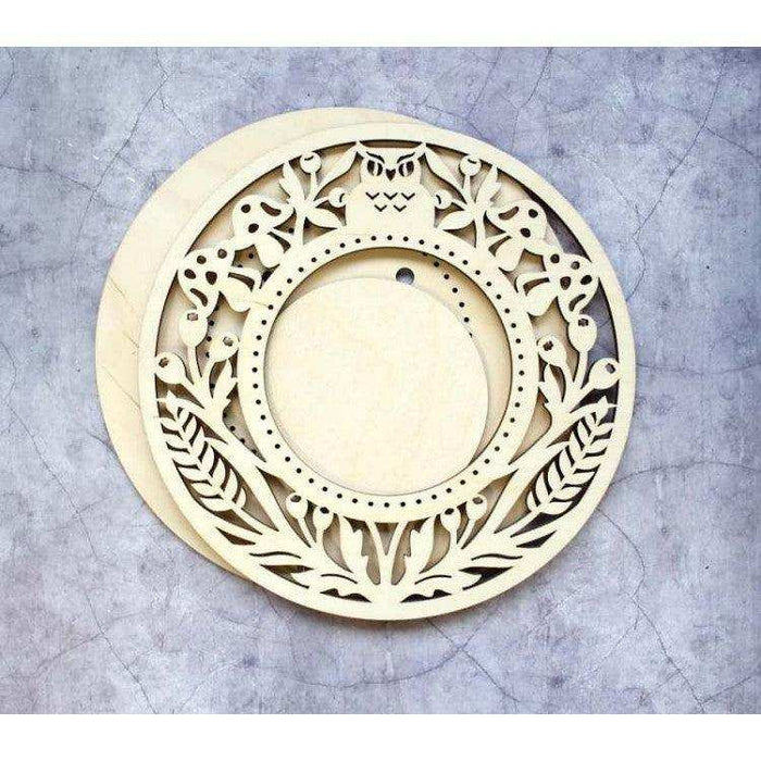 MP Studia Frame "Forest Wreath" Large MP Studia Wooden Kits - HobbyJobby